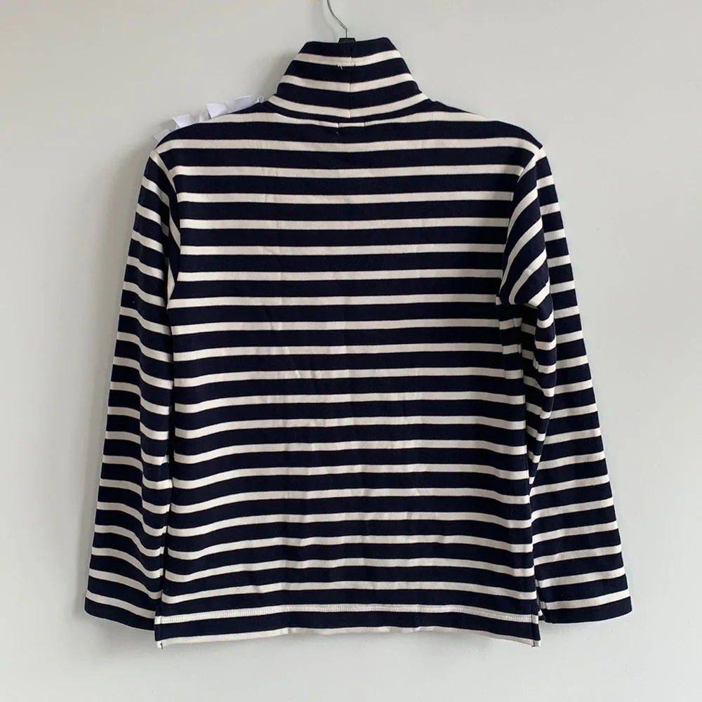 Jcrew mock neck bow sweater